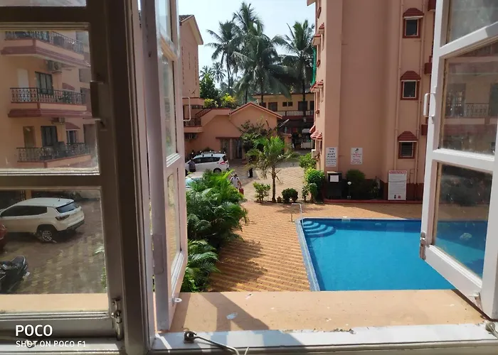Pet friendly 2 Bhk Calangute - Baga Road Saldanha Kyle Gardens Apartment