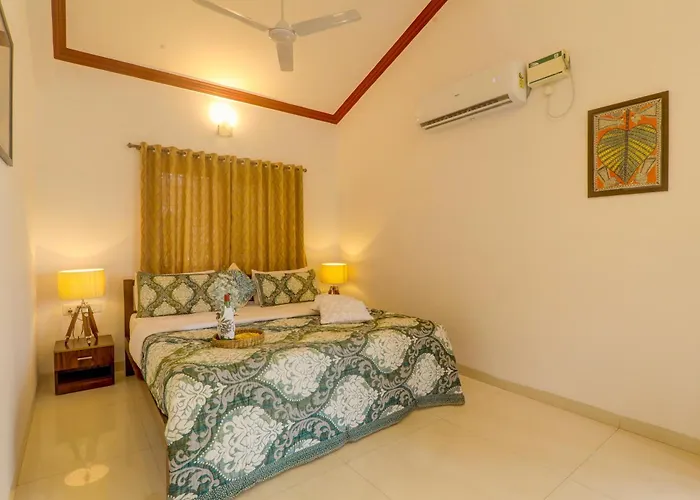 Ludo Private Pool Villa, Wifi-Caretaker-Parking, North Goa Baga