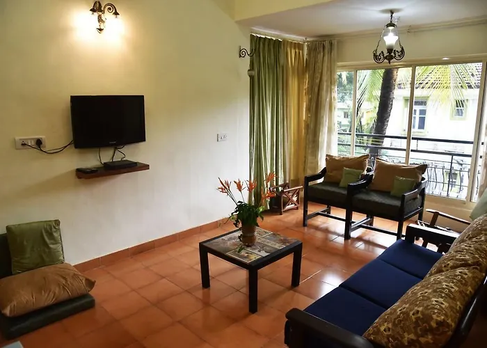 Beautiful Spacious Studio Apt In Candolim With Wifi