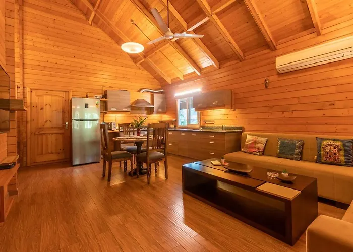 Nature'S Abode - The Wooden Villa At Morjim By Stayvista